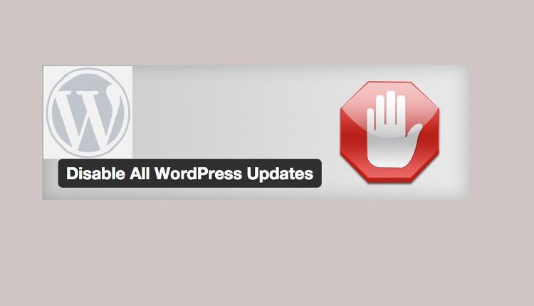 Feature image Disable automatic update in wordpress