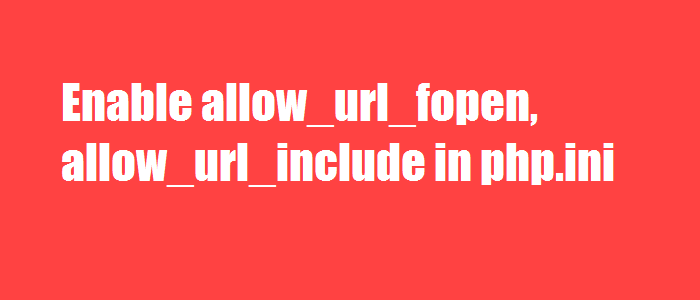 allow_url_fopen php 8