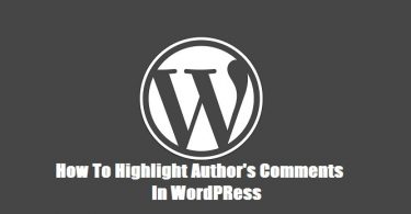Higlight-Author-comment-in-WordPress