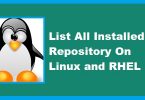 list-installed-repository
