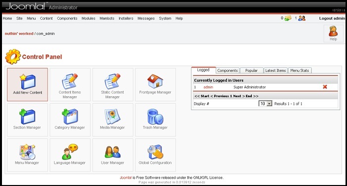 joomla cms