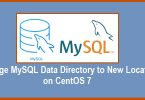Change MySQL Data Directory to New Location on CentOS 7
