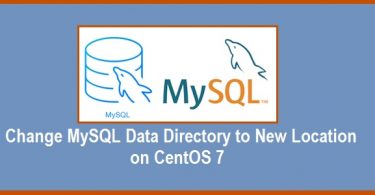 Change MySQL Data Directory to New Location on CentOS 7
