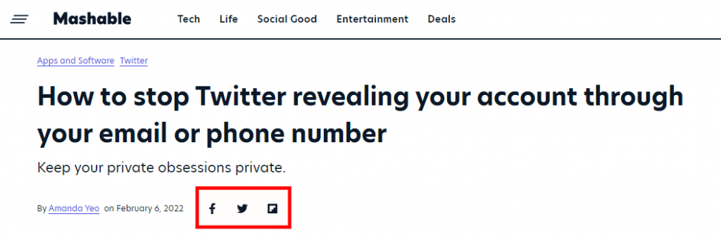 WordPress blog - using social media