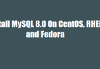 Install-mysql-8.0-on-centos