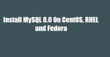Install-mysql-8.0-on-centos