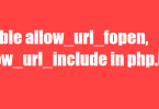 enable_allow_url_fopen