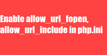 enable_allow_url_fopen