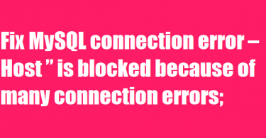 mysql-connection-error