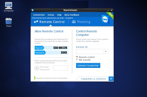 teamviewer free download for redhat linux