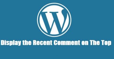 display-recent-comment-top