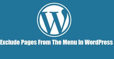 exclude-page-from-wordpress