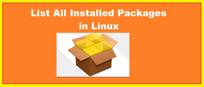How to List all Installed Packages on CentOS or RHEL - LookLinux