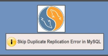 Duplicate-replication-error