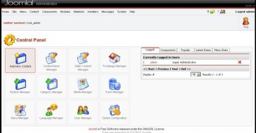 Joomla_Admin_home