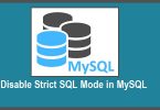 disable-mysql-strict-mode