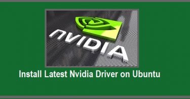 Install Latest Nvidia Driver on Ubuntu