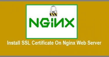 Install-SSL-Certificate-On-Nginx-Web-Server